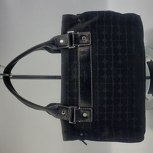 kate spade Signature Satin/Leather Satchel